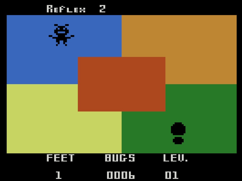 Gameplay of Video Reflex for Atari 2600